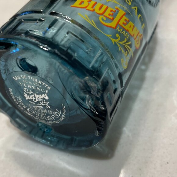 Versace Tin and empty Bottle Versace Blue jeans - for decoration or collection - Picture 6 of 7